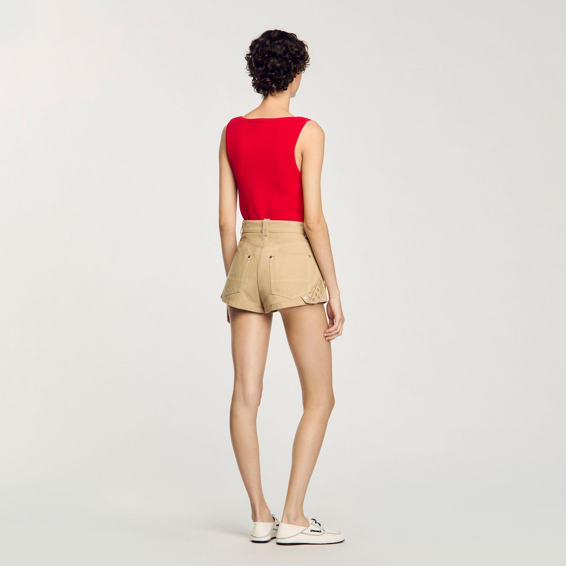 Sandro Carpenter shorts Beige