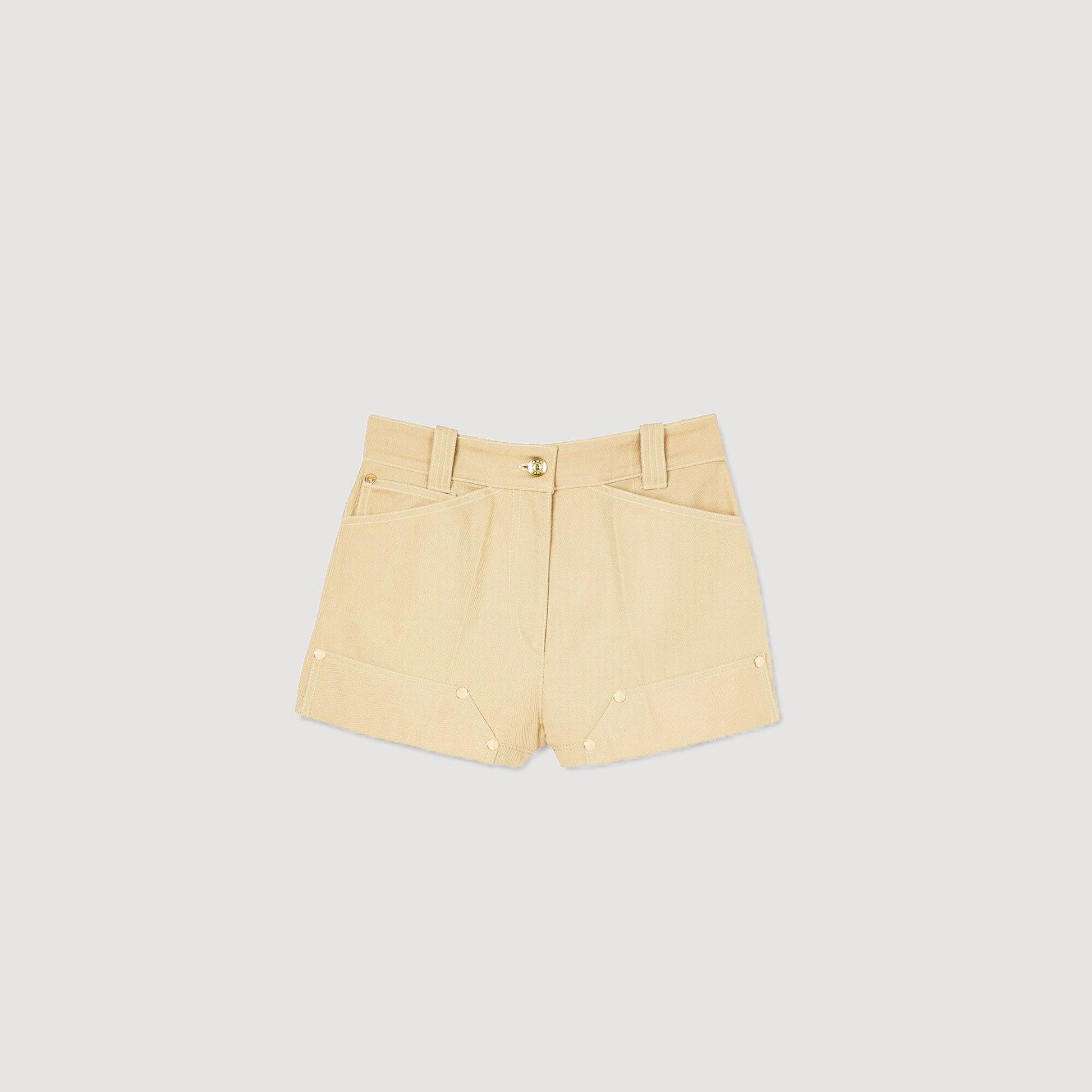 Sandro Carpenter shorts Beige