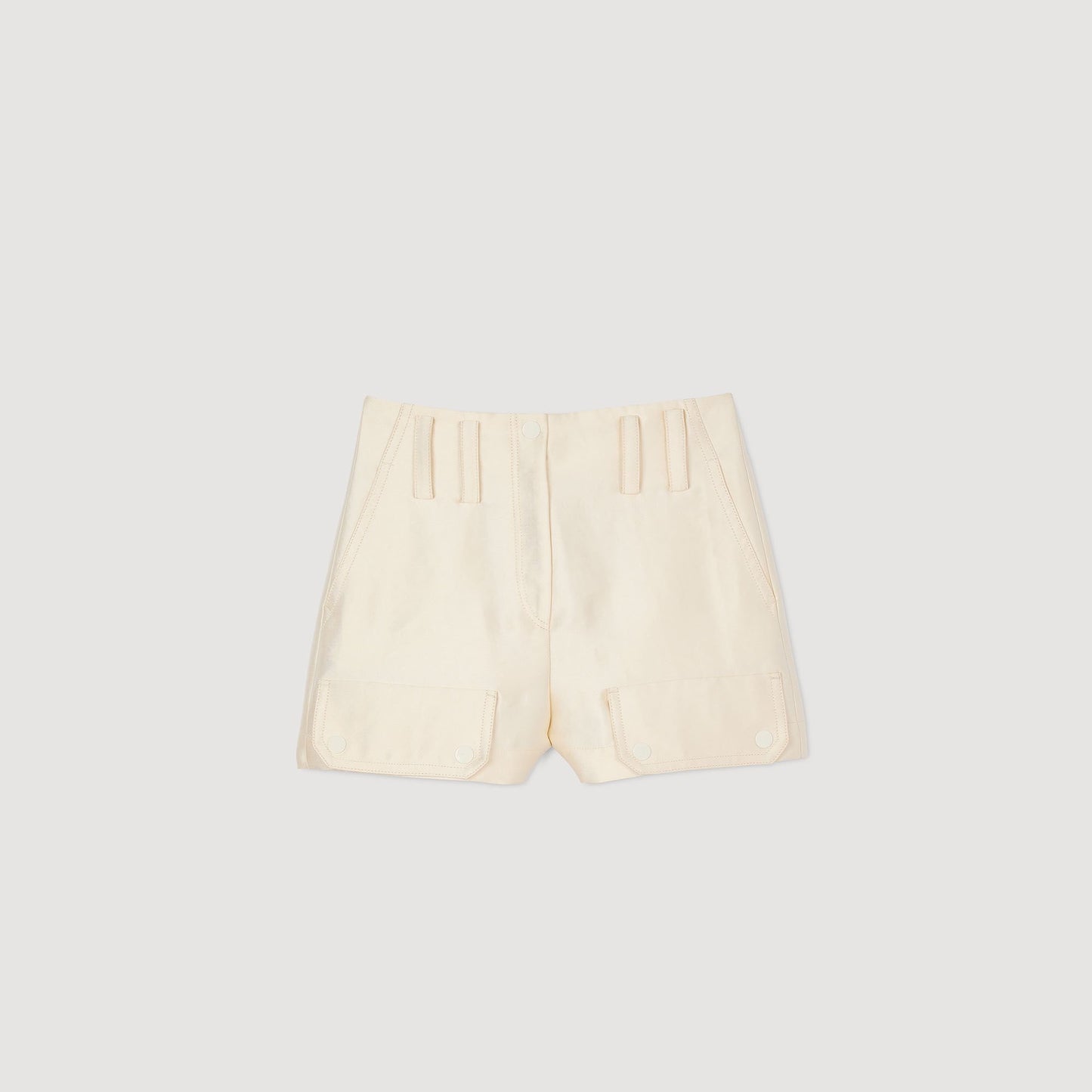 Sandro Cargo shorts Ecru