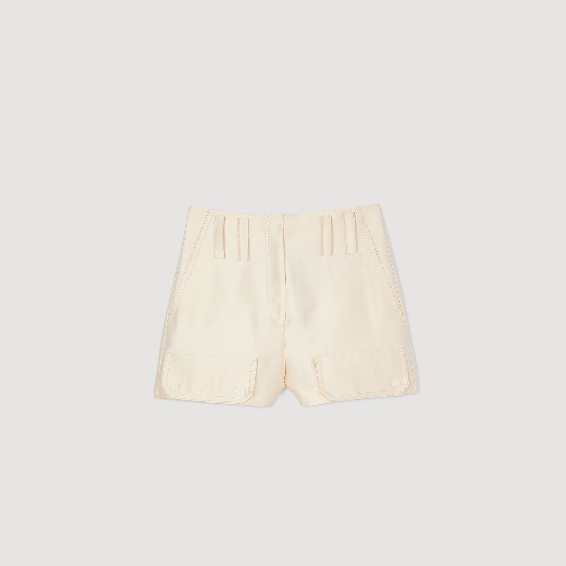 Sandro Cargo shorts Ecru