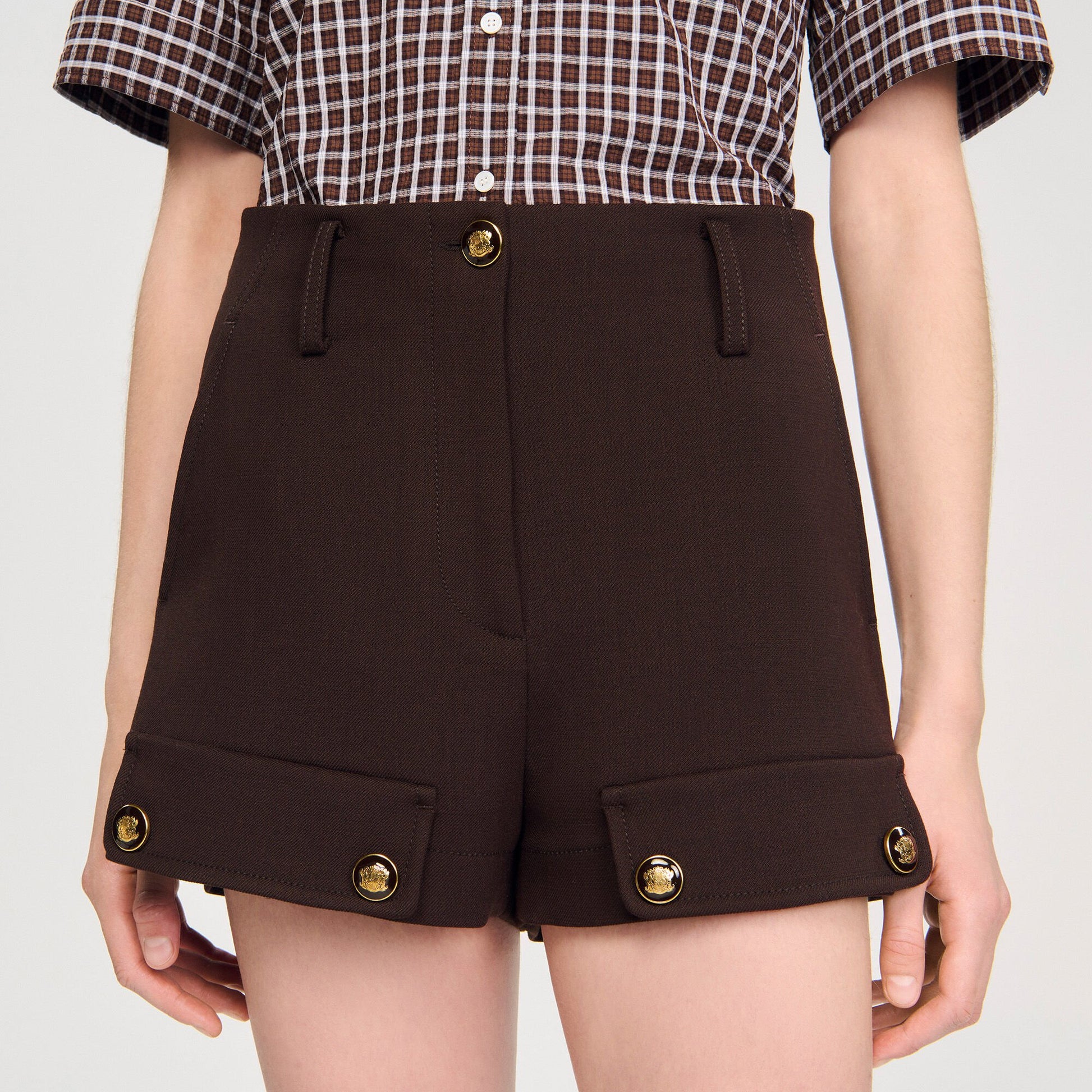 Sandro Carpenter shorts Brown