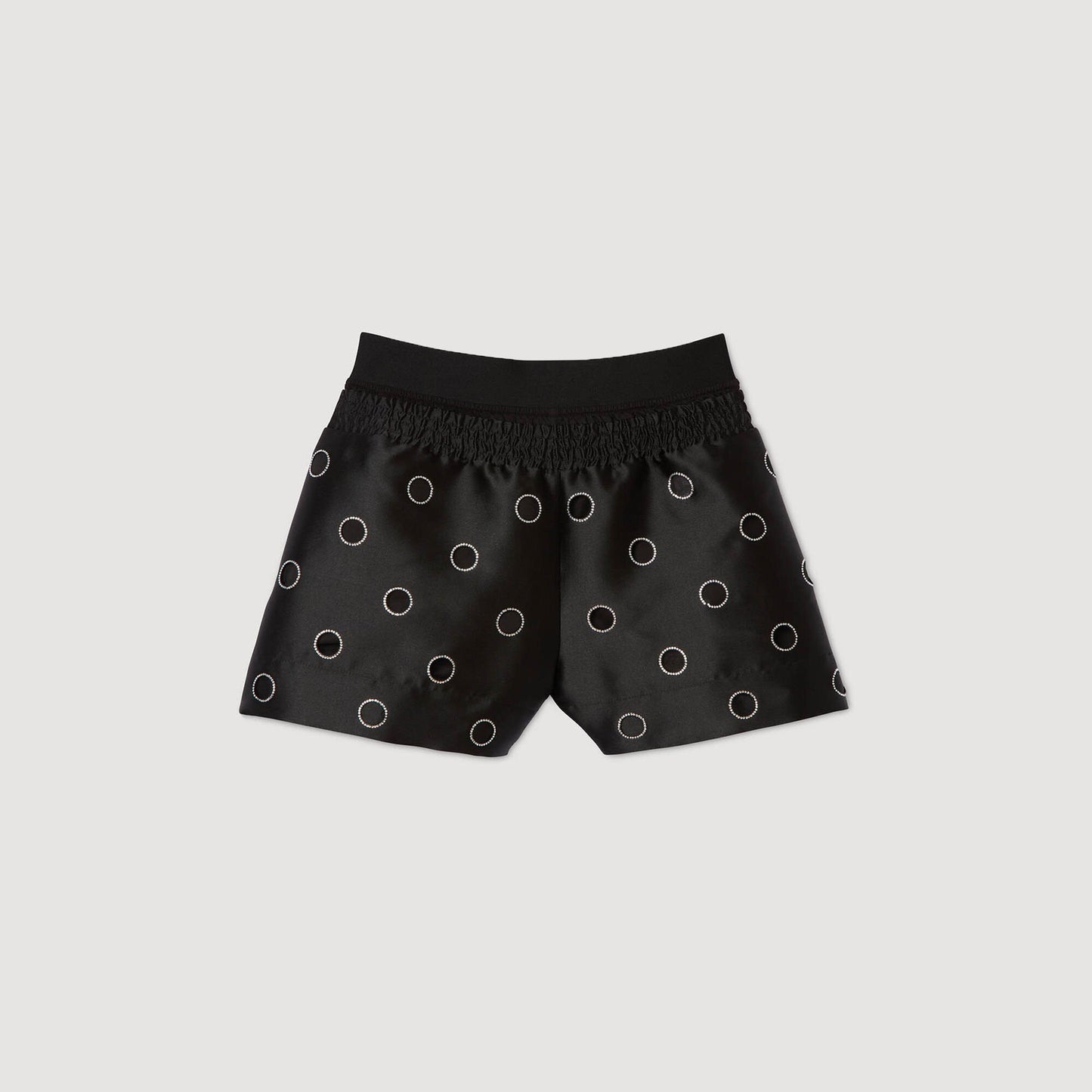 Sandro Rhinestone shorts Black