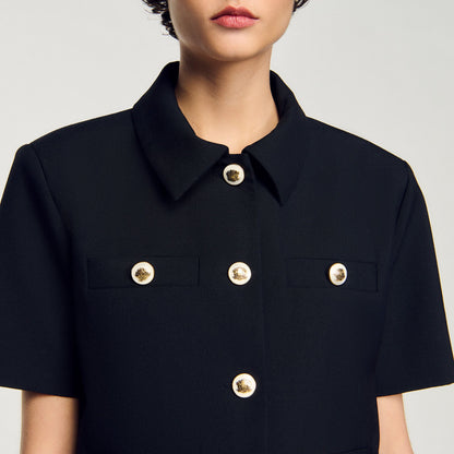 Sandro Short-sleeved jacket Black