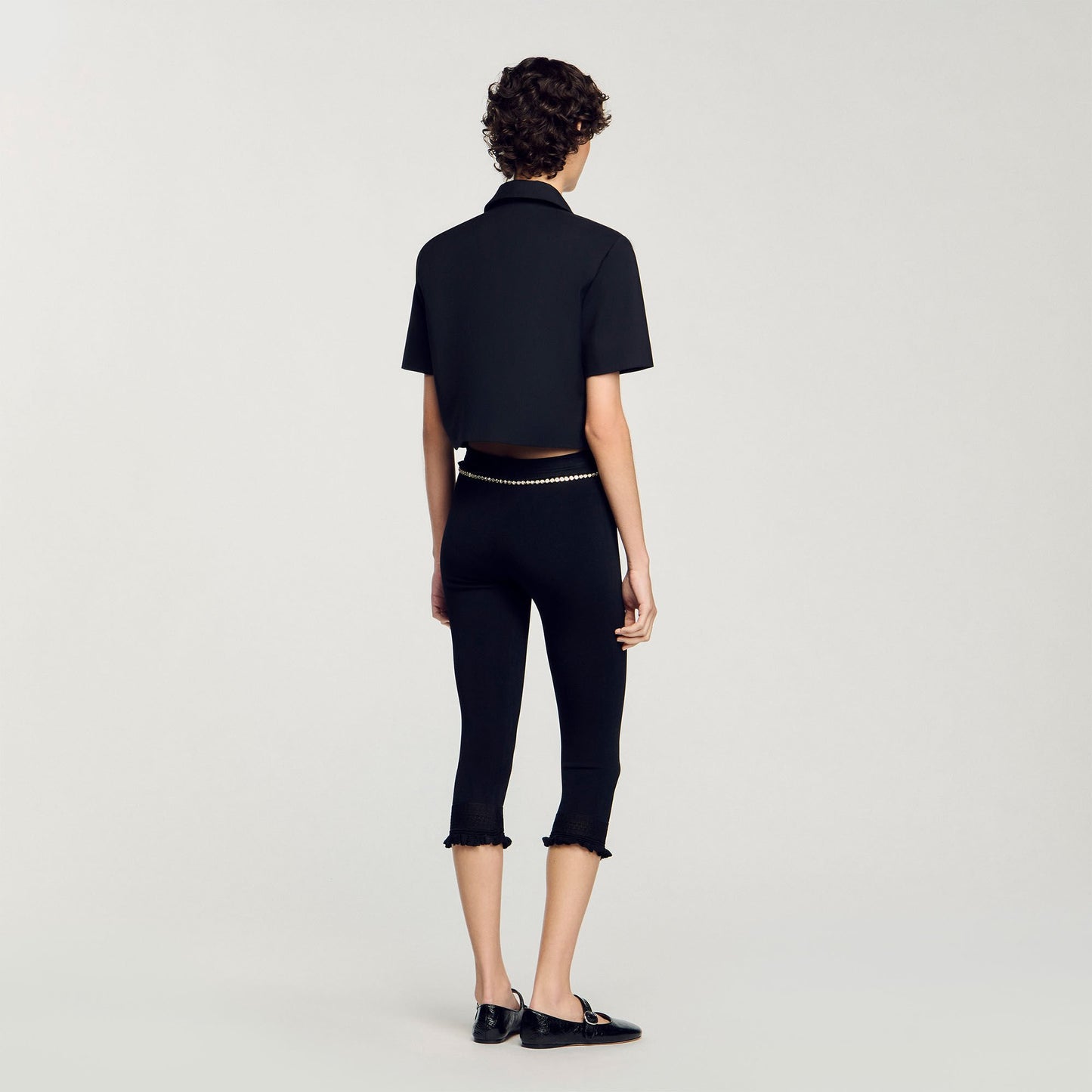 Sandro Short-sleeved jacket Black
