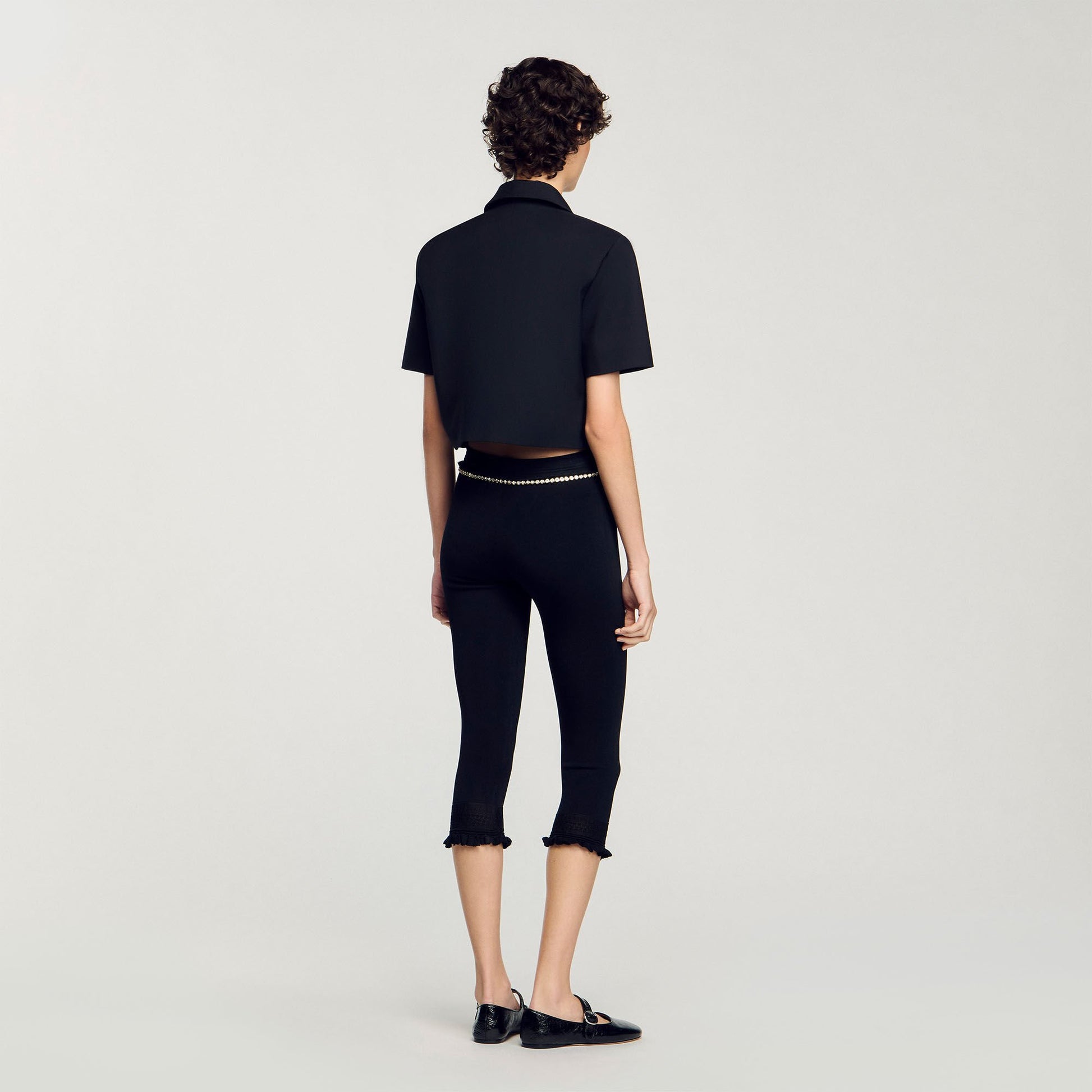Sandro Short-sleeved jacket Black