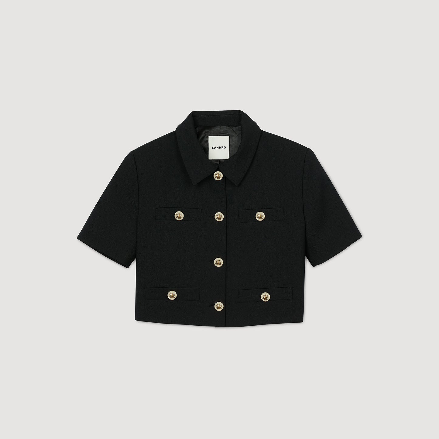 Sandro Short-sleeved jacket Black