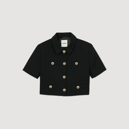 Sandro Short-sleeved jacket Black
