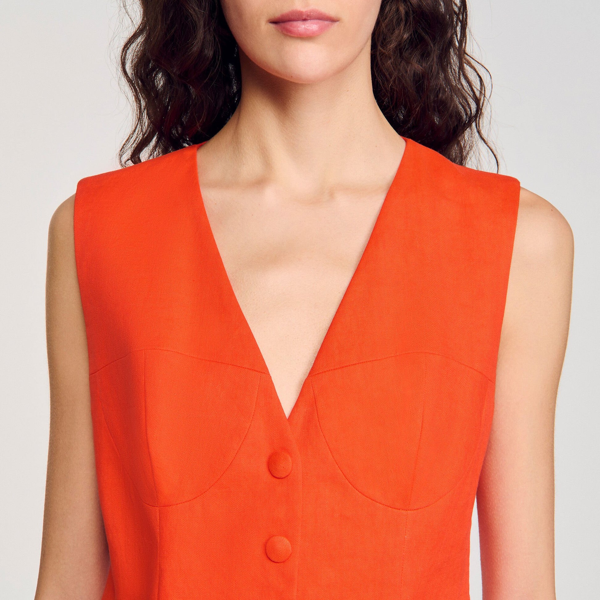 Sandro Sleeveless vest Orange