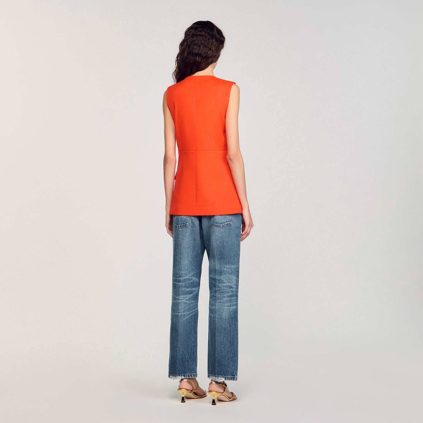 Sandro Sleeveless vest Orange