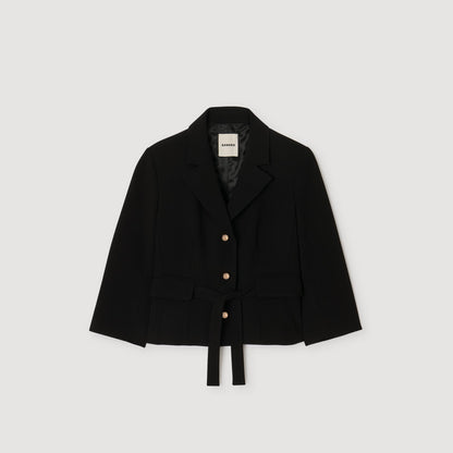 Sandro Short tailored jacket Black