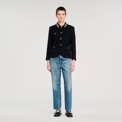 Sandro Tweed jacket Black