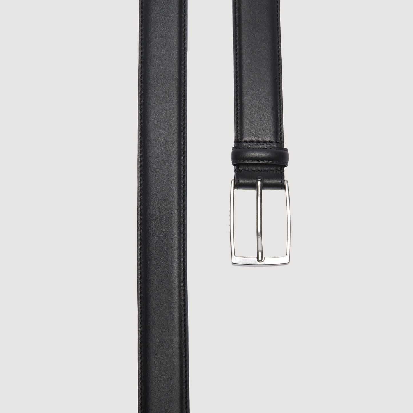 Sandro Smooth leather belt Black