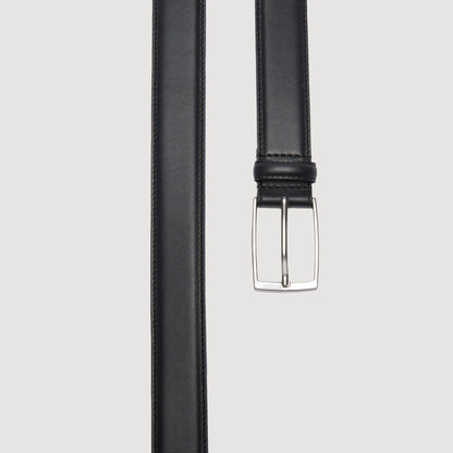 Sandro Smooth leather belt Black