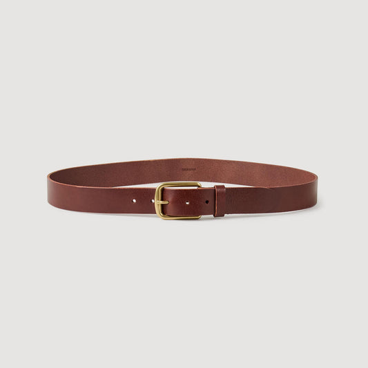 Sandro Leather belt Chocolate