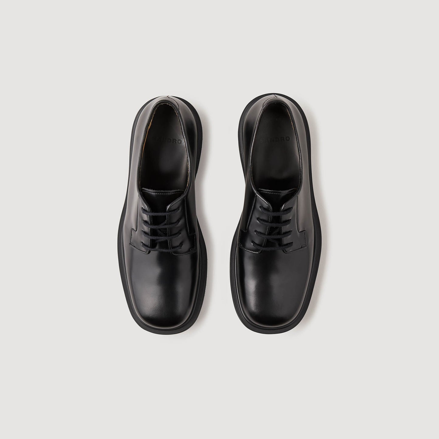 Sandro Patent leather dress shoes Black