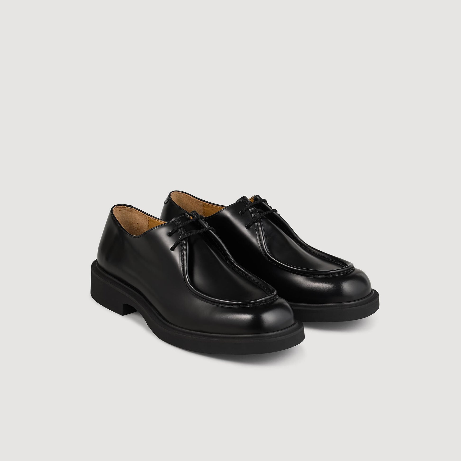 Sandro Patent leather dress shoes Black