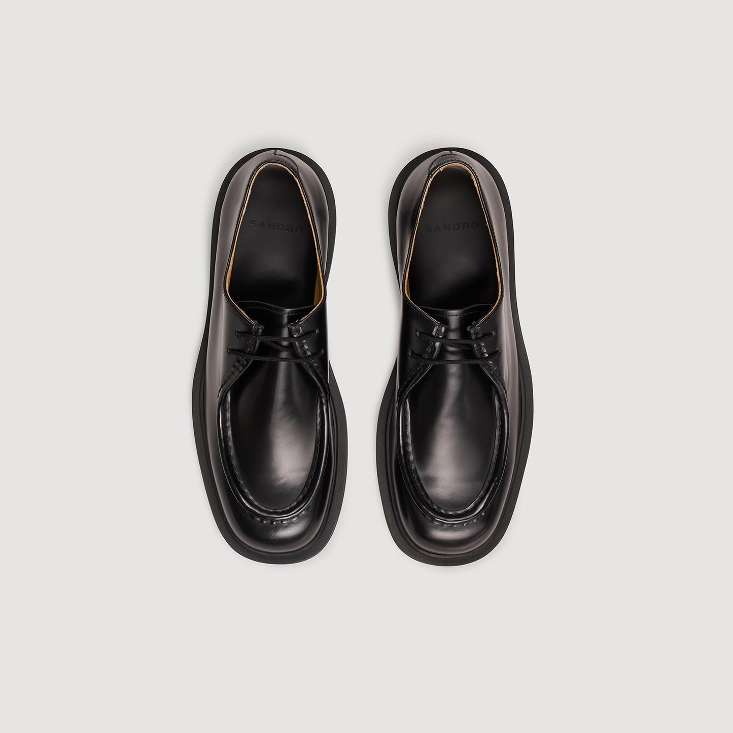 Sandro Patent leather dress shoes Black