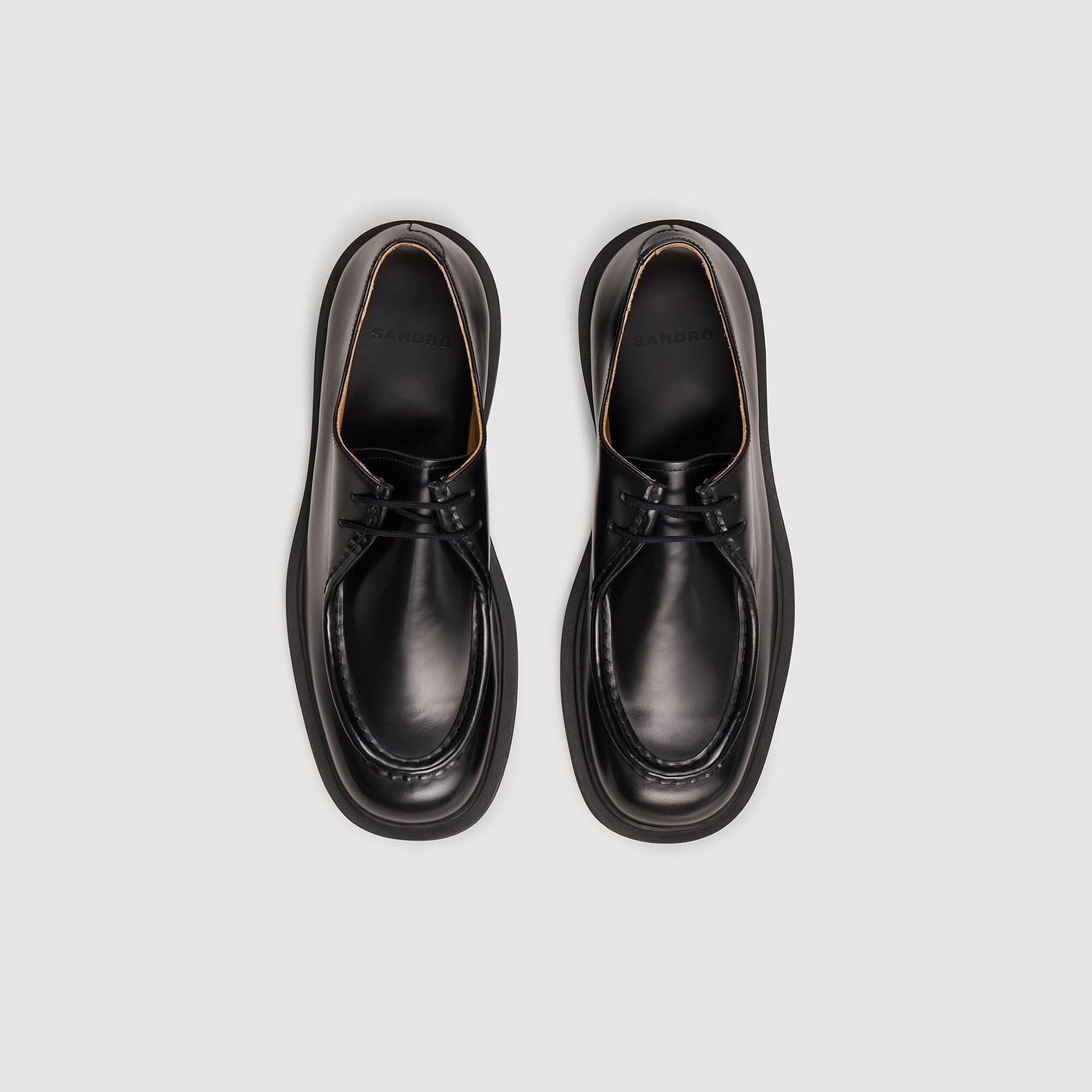 Sandro Patent leather dress shoes Black
