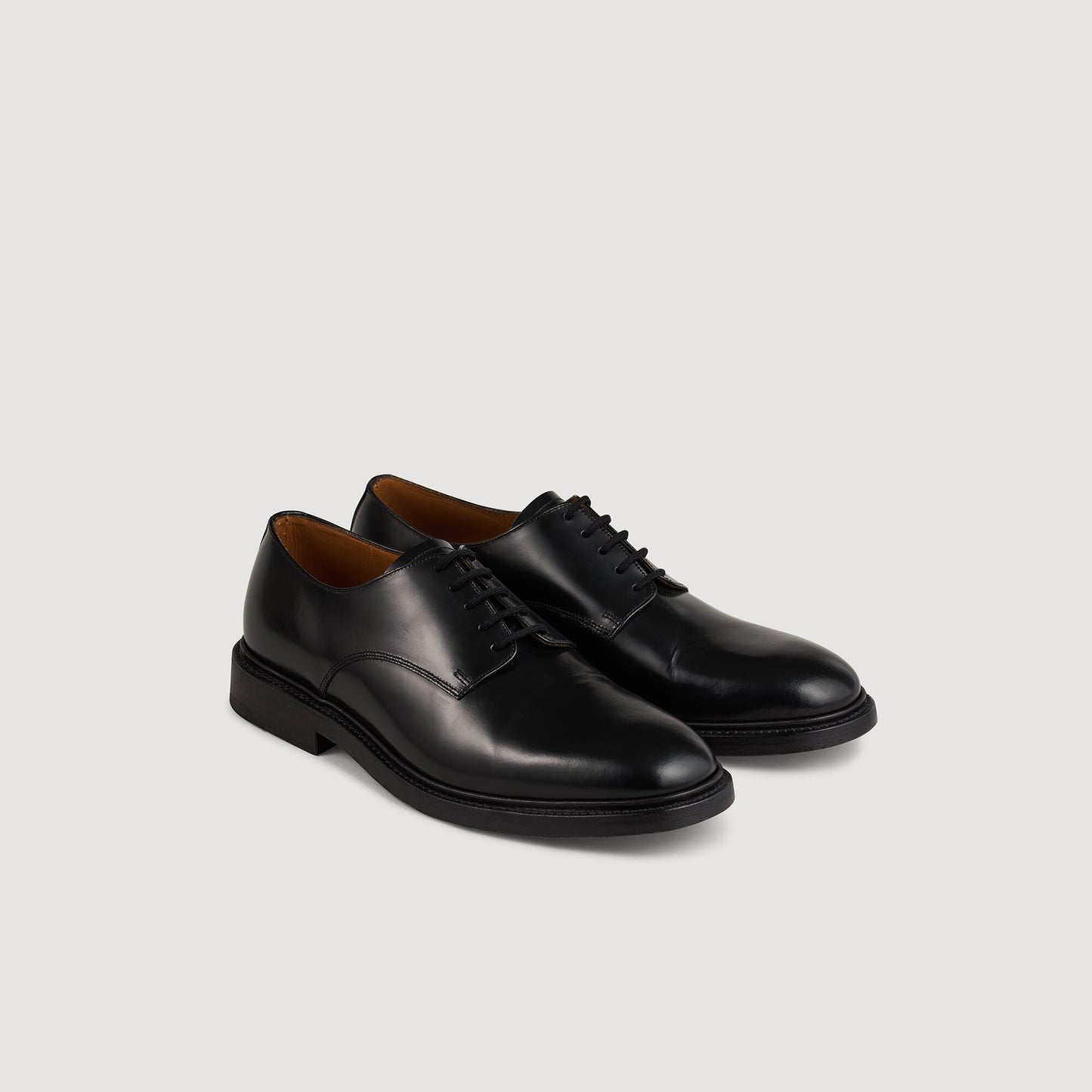 Sandro Patent leather loafers Black