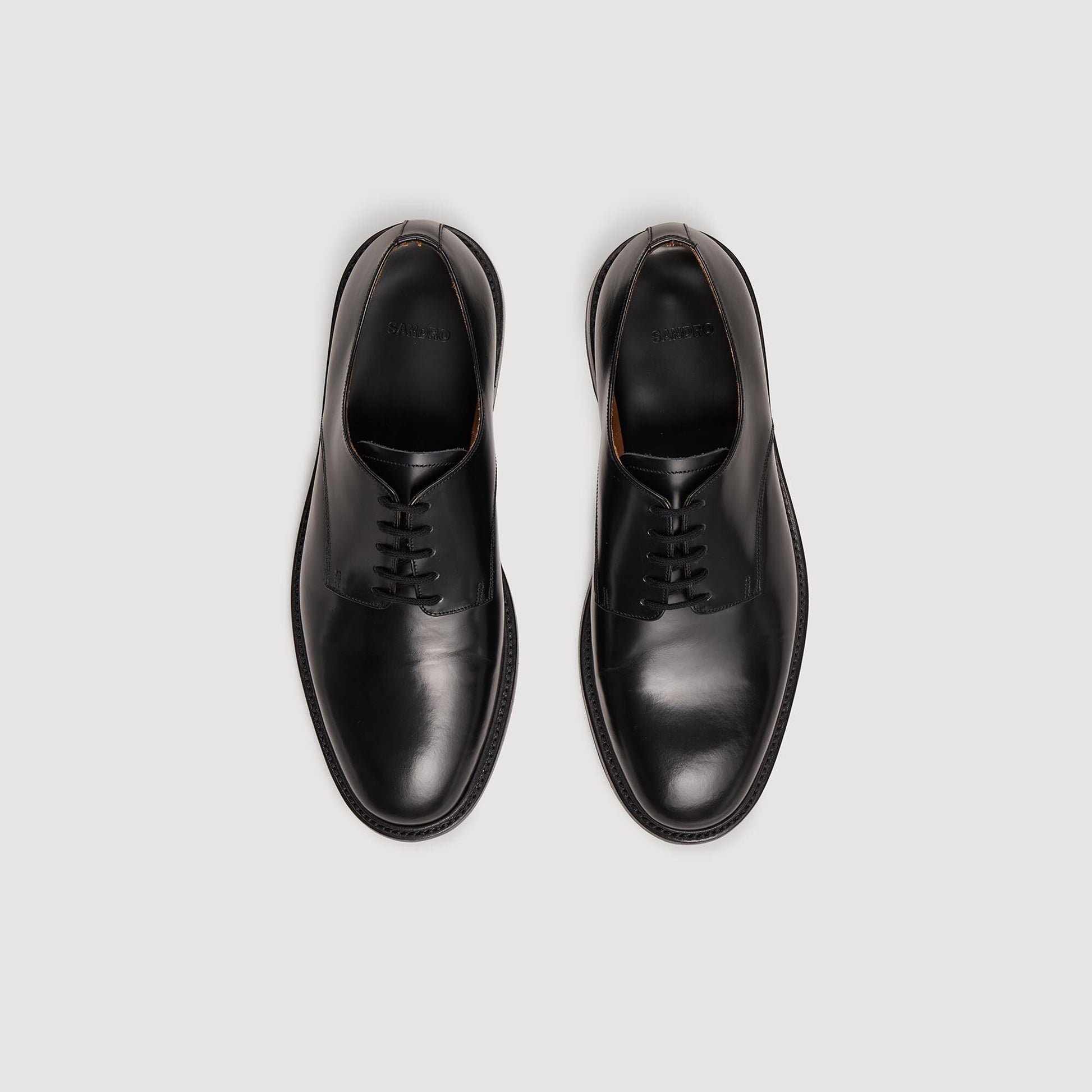 Sandro Patent leather loafers Black
