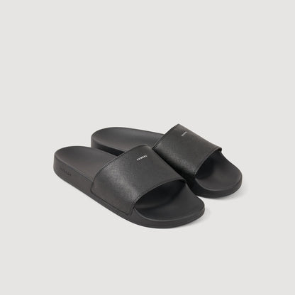 Sandro Sandals in reconstituted leather Black
