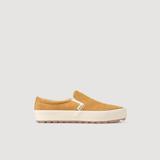 Sandro Split leather slip-ons Camel