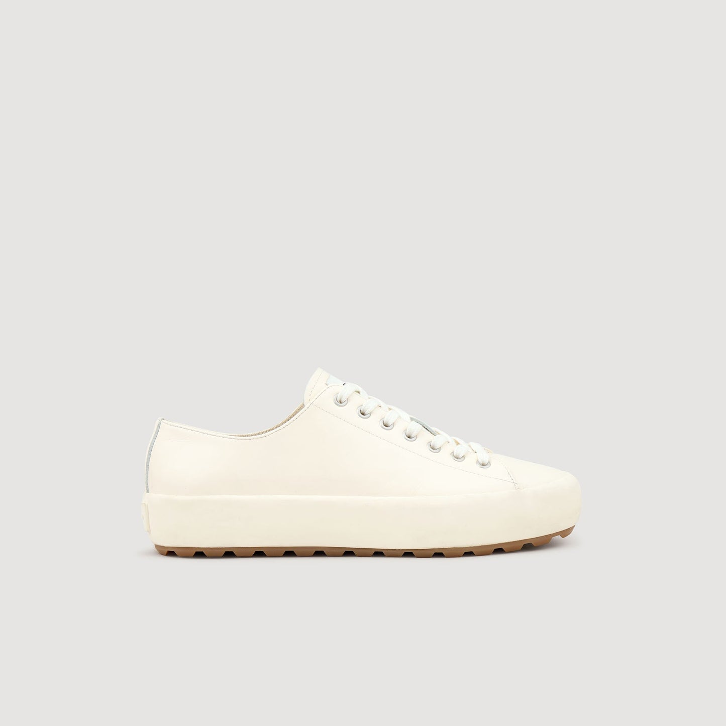 Sandro Low-top split leather trainers Off White
