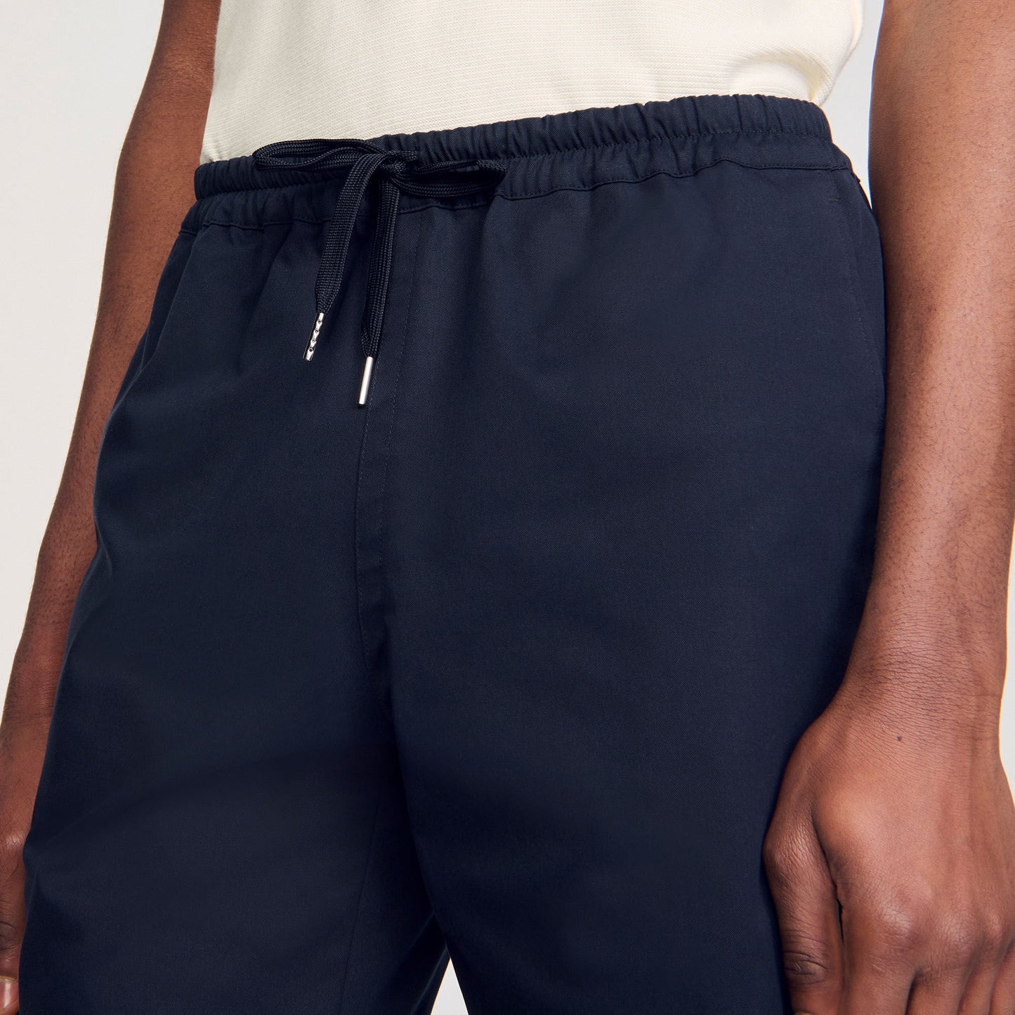 Sandro Cotton shorts Midnight Blue