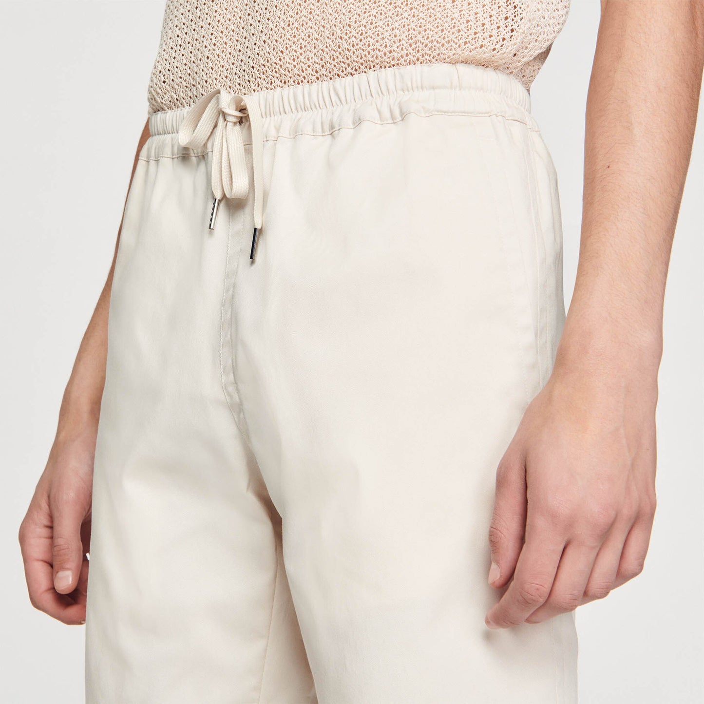 Sandro Cotton shorts Light Beige