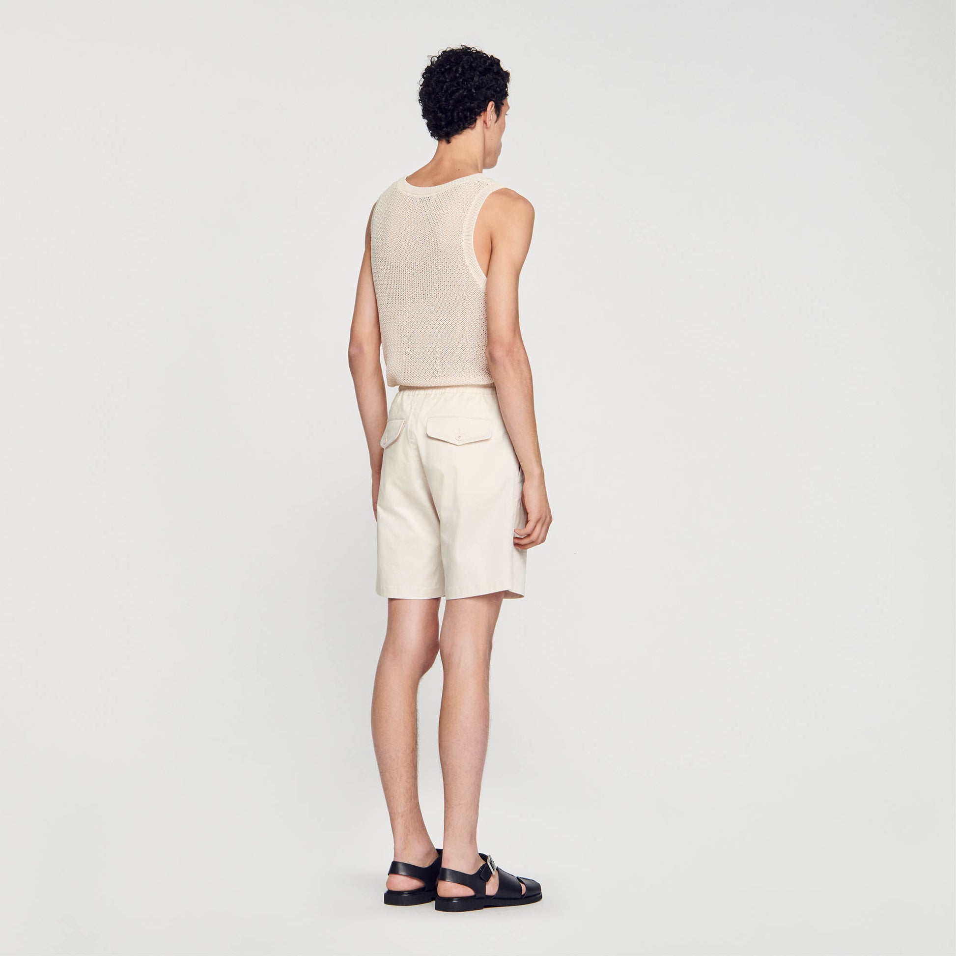Sandro Cotton shorts Light Beige