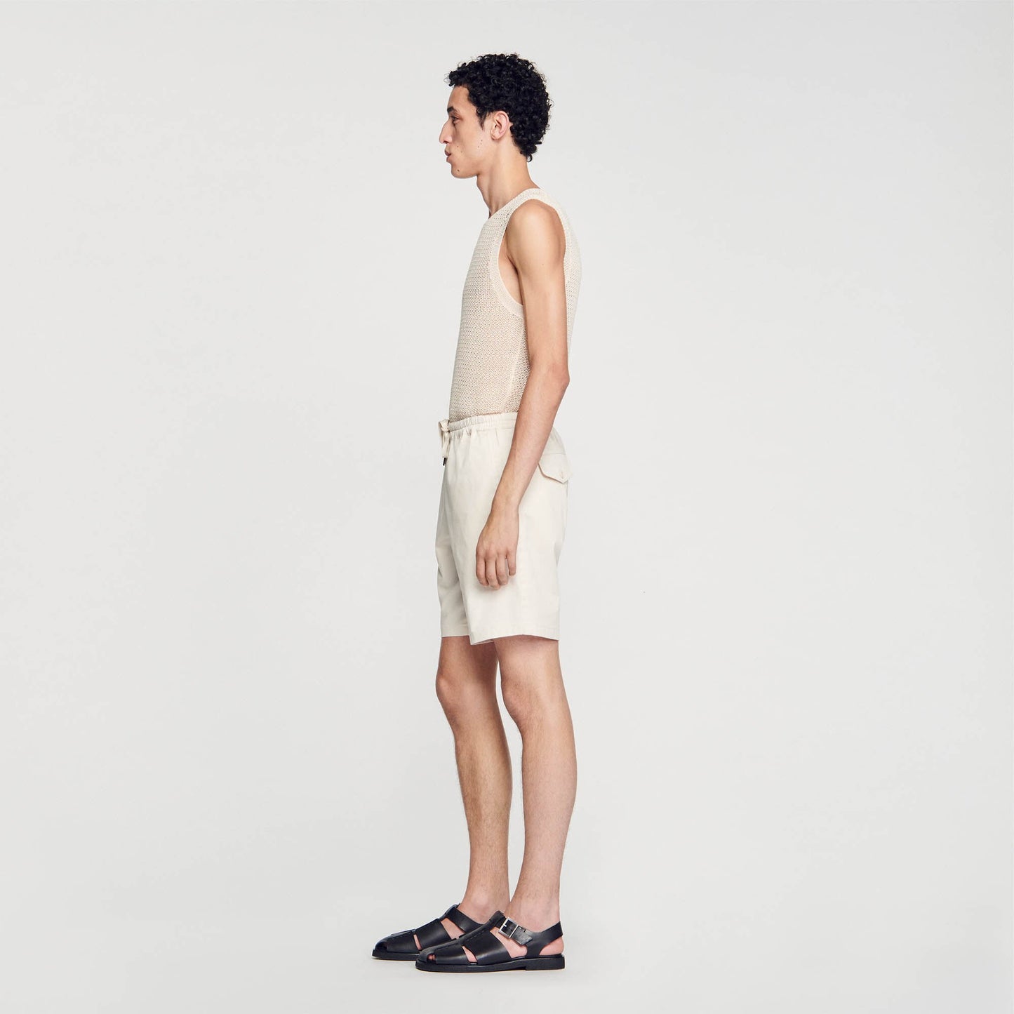 Sandro Cotton shorts Light Beige