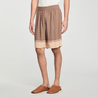 Sandro Patterned Flowy Bermuda shorts Hazel