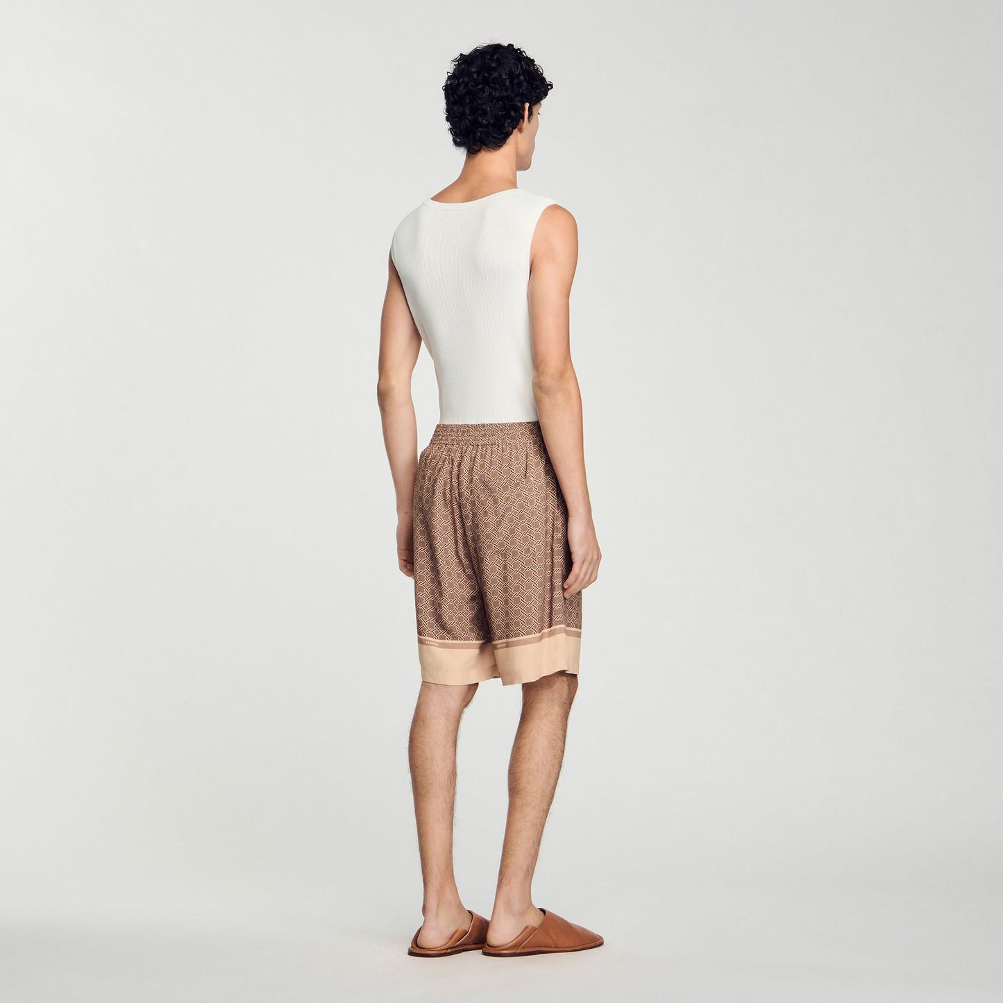 Sandro Patterned Flowy Bermuda shorts Hazel