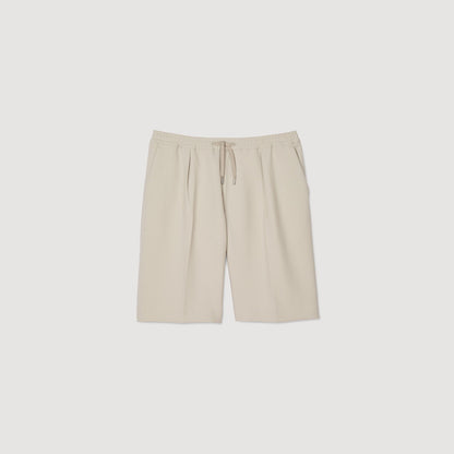 Sandro Jersey Bermuda shorts Aluminum