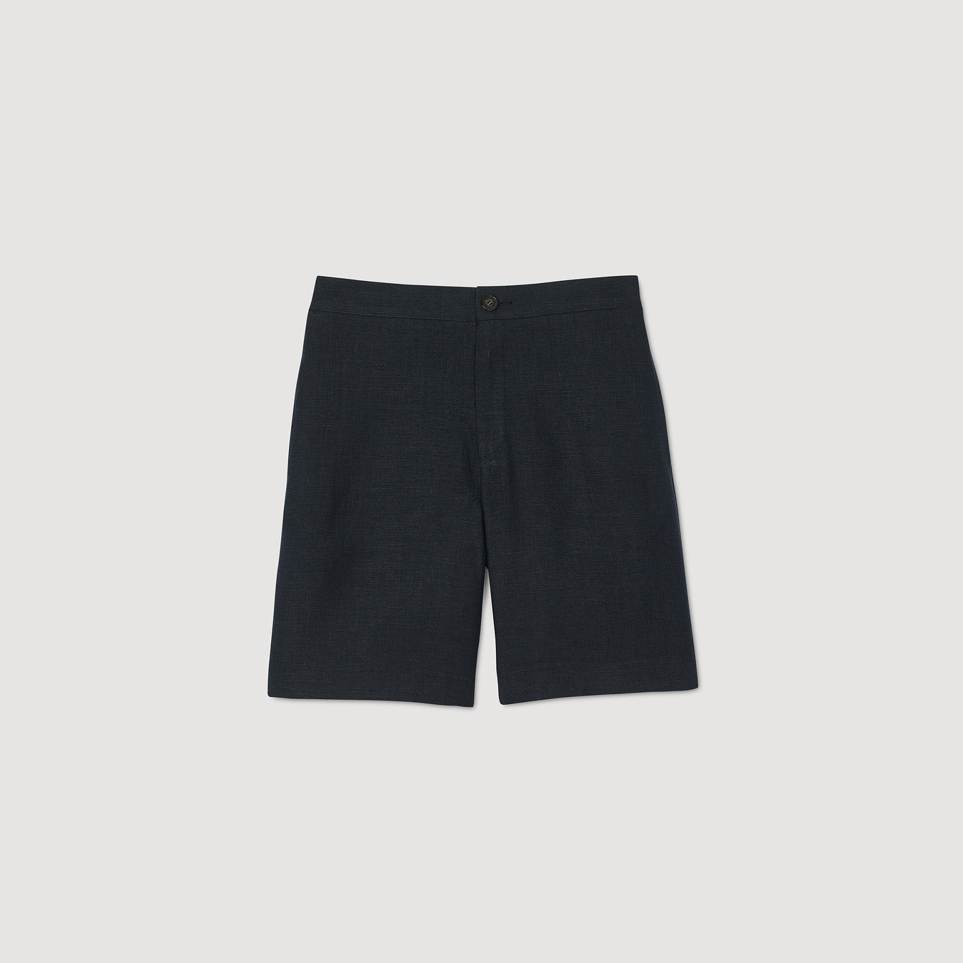 Sandro Linen shorts Navy Blue