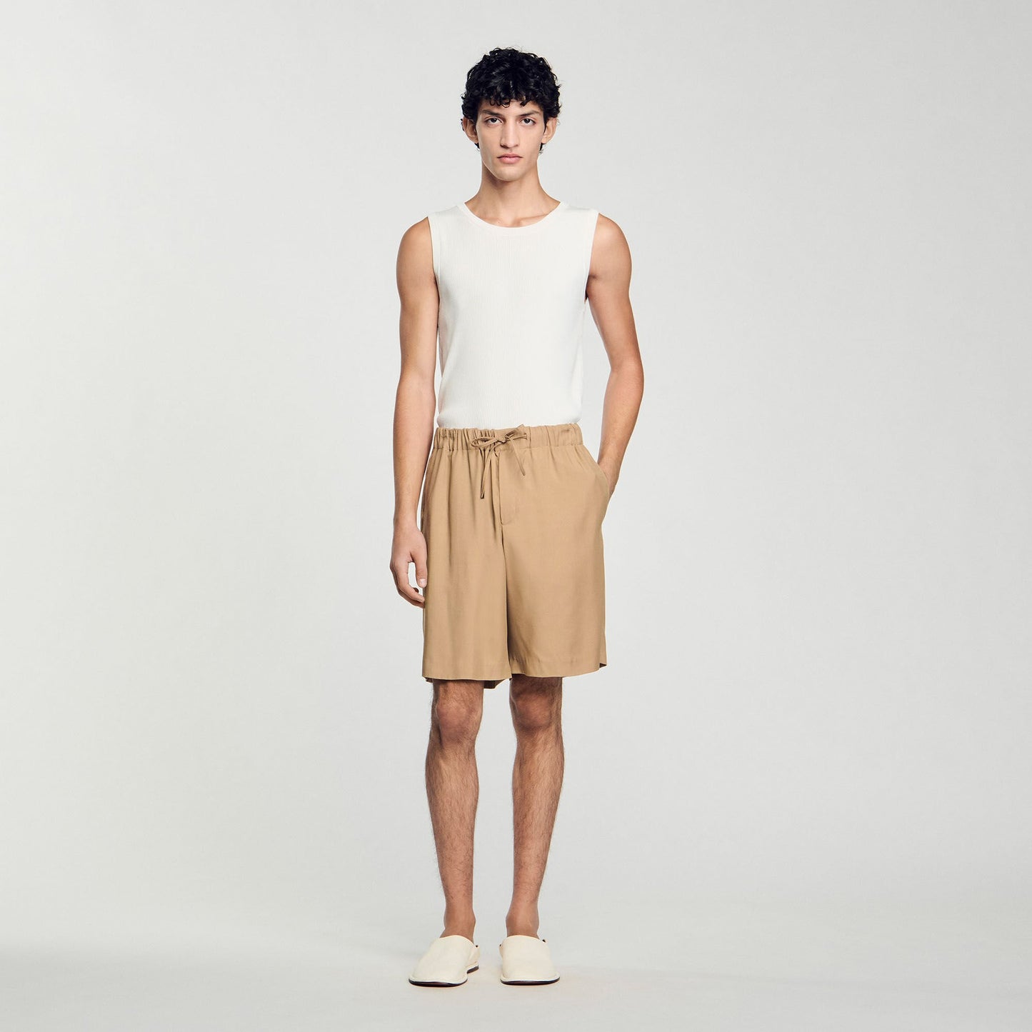 Sandro Flowy Bermuda shorts Nut