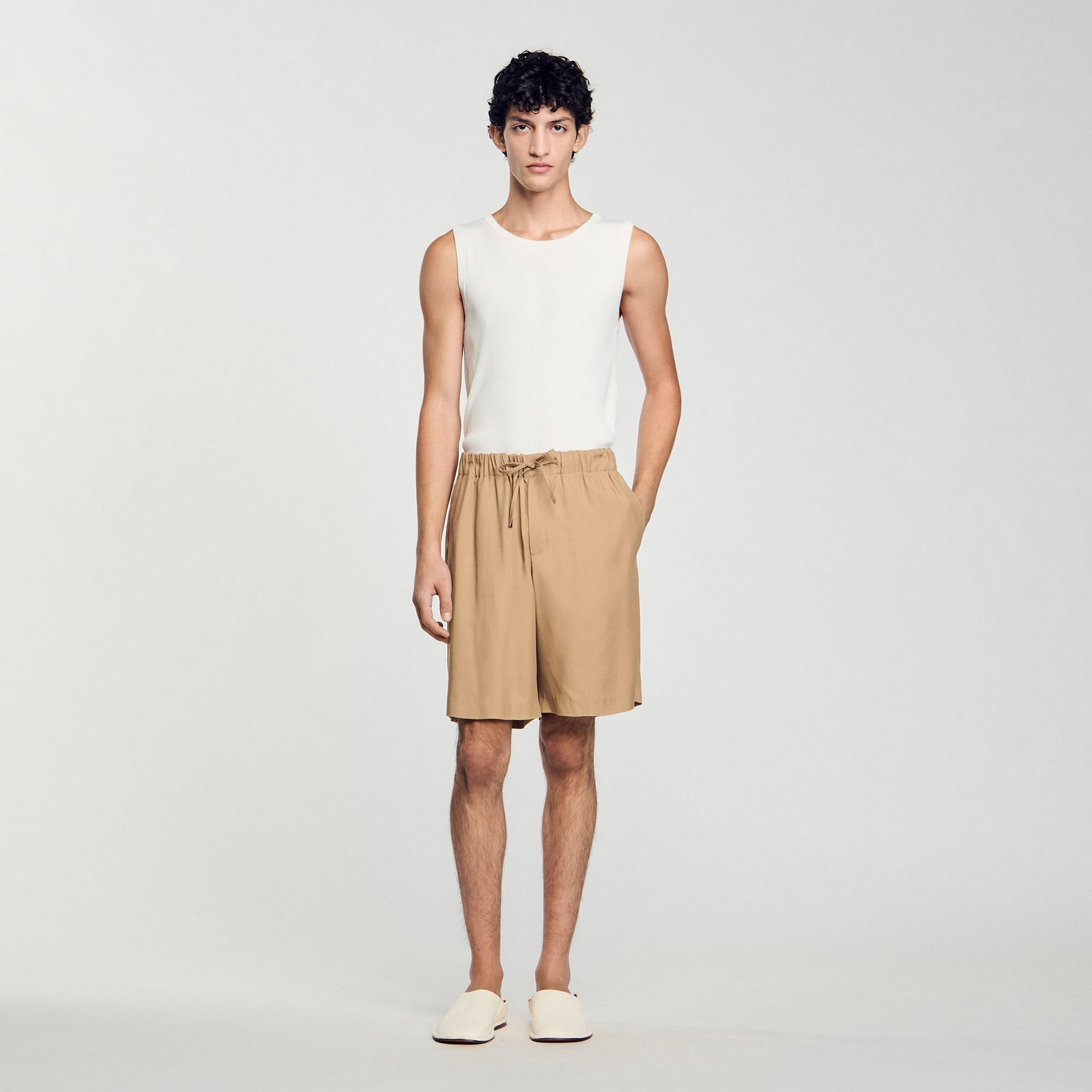 Sandro Flowy Bermuda shorts Nut