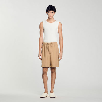 Sandro Flowy Bermuda shorts Nut