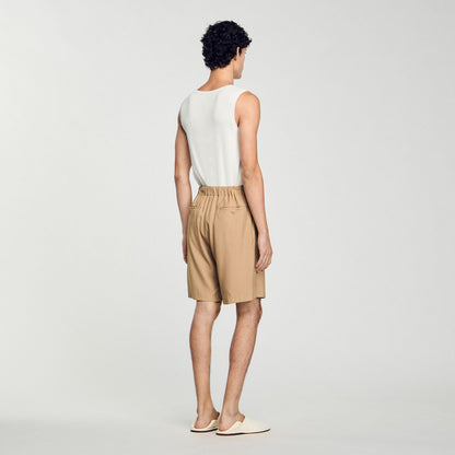 Sandro Flowy Bermuda shorts Nut