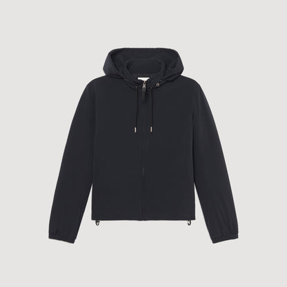Sandro Technical fabric jacket Navy Blue