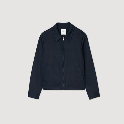 Sandro Cotton jacket Navy Blue