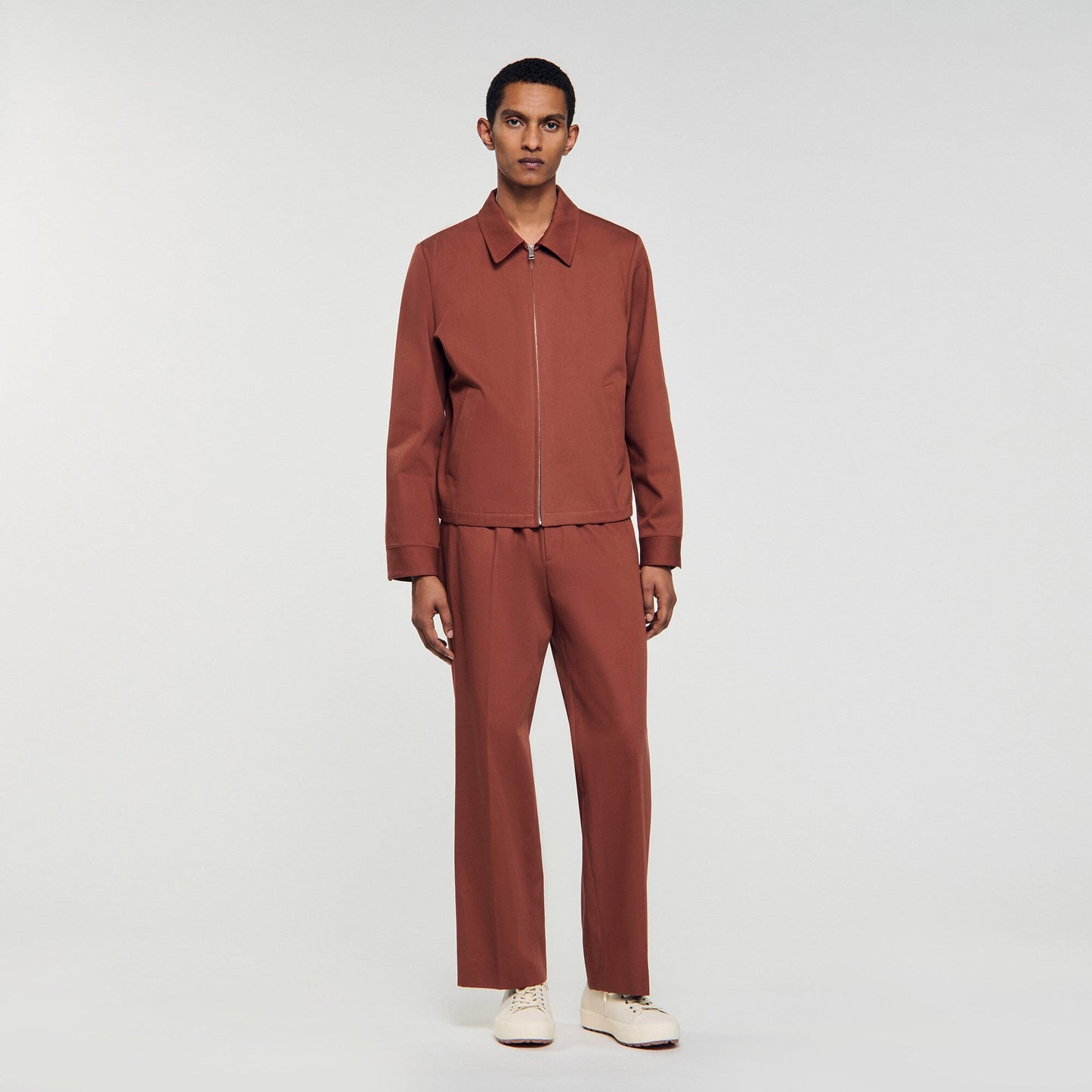 Sandro Cotton jacket Terra