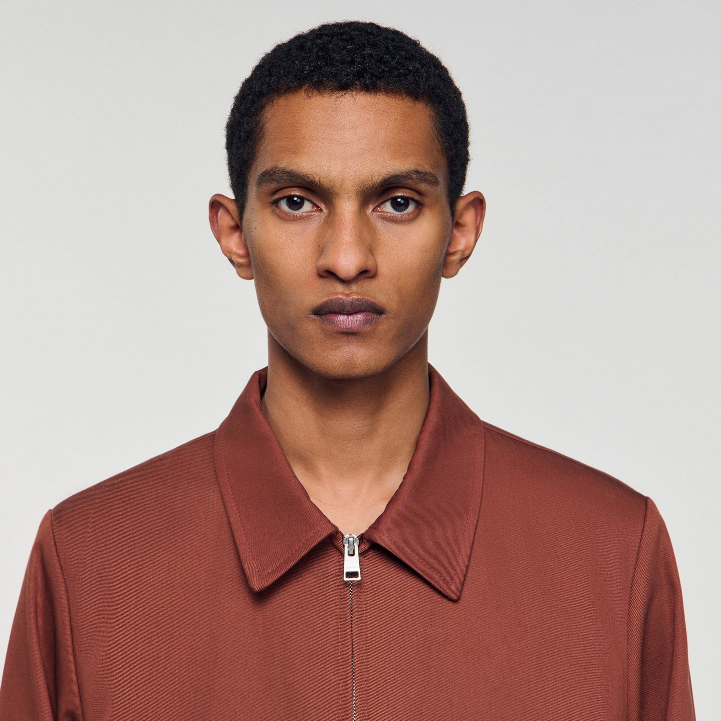 Sandro Cotton jacket Terra