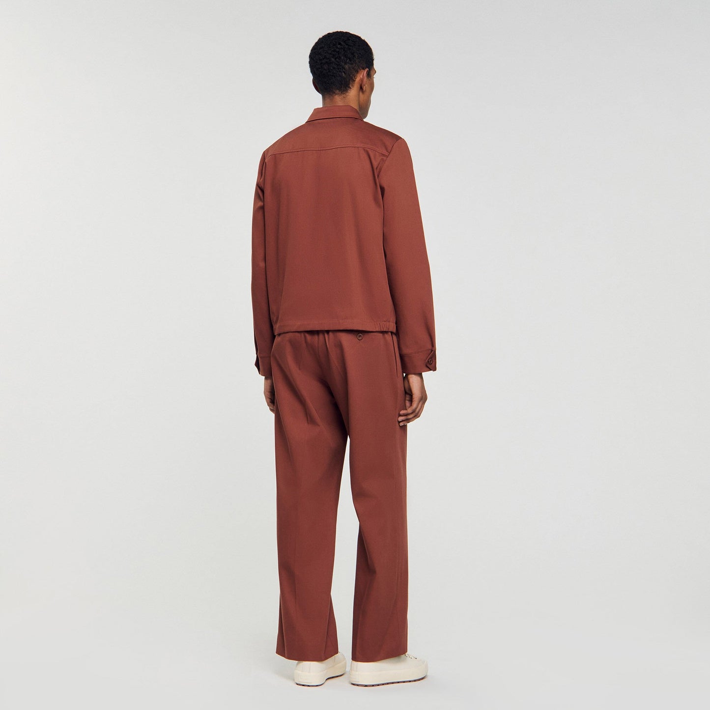 Sandro Cotton jacket Terra