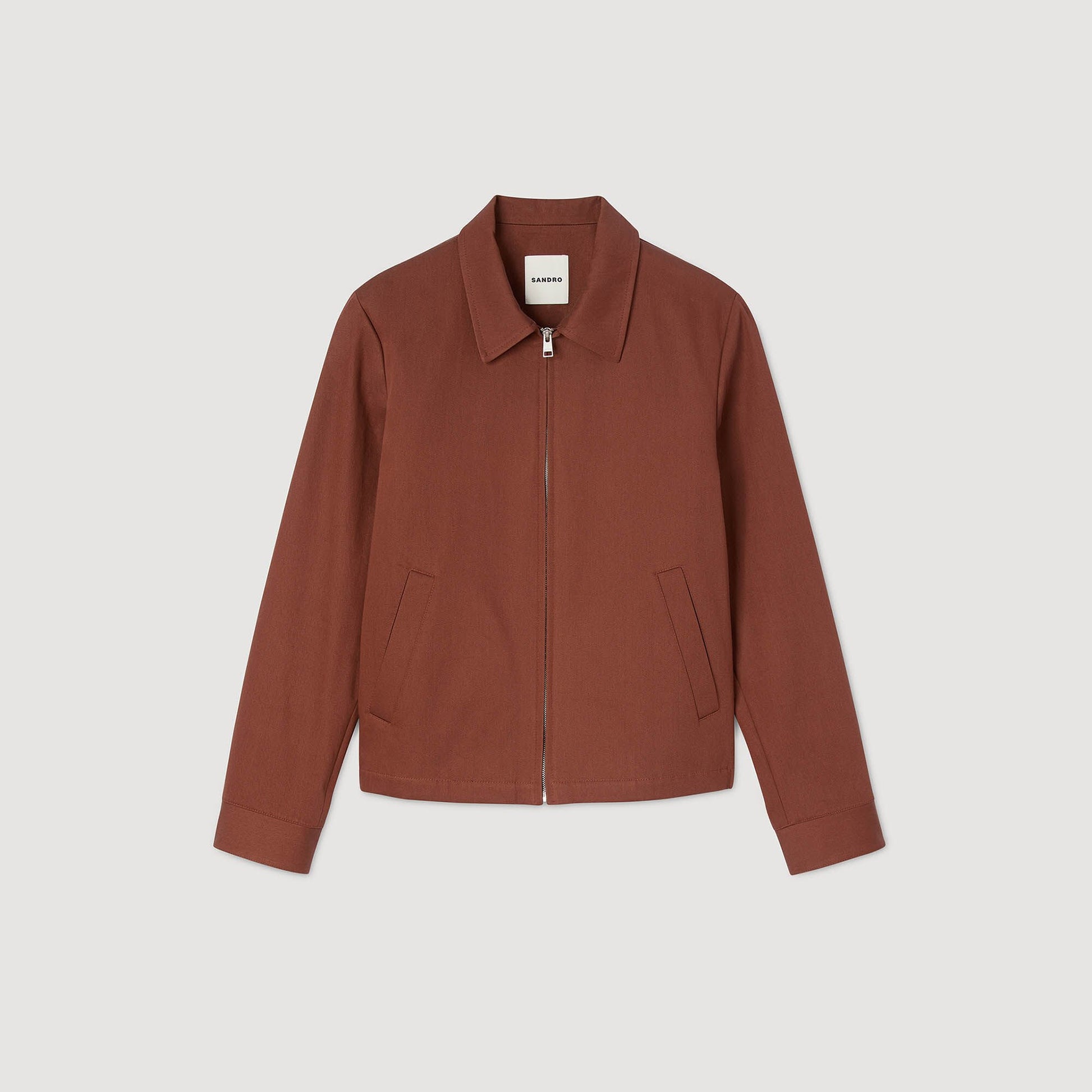 Sandro Cotton jacket Terra