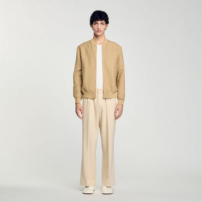 Sandro Zip-up jacket Nut