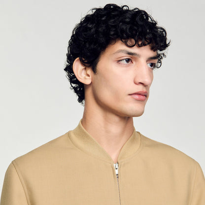 Sandro Zip-up jacket Nut
