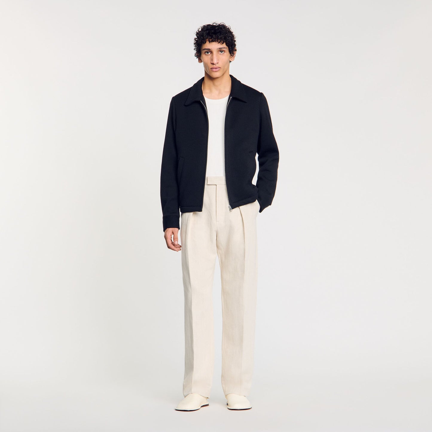 Sandro Knitted jacket Black