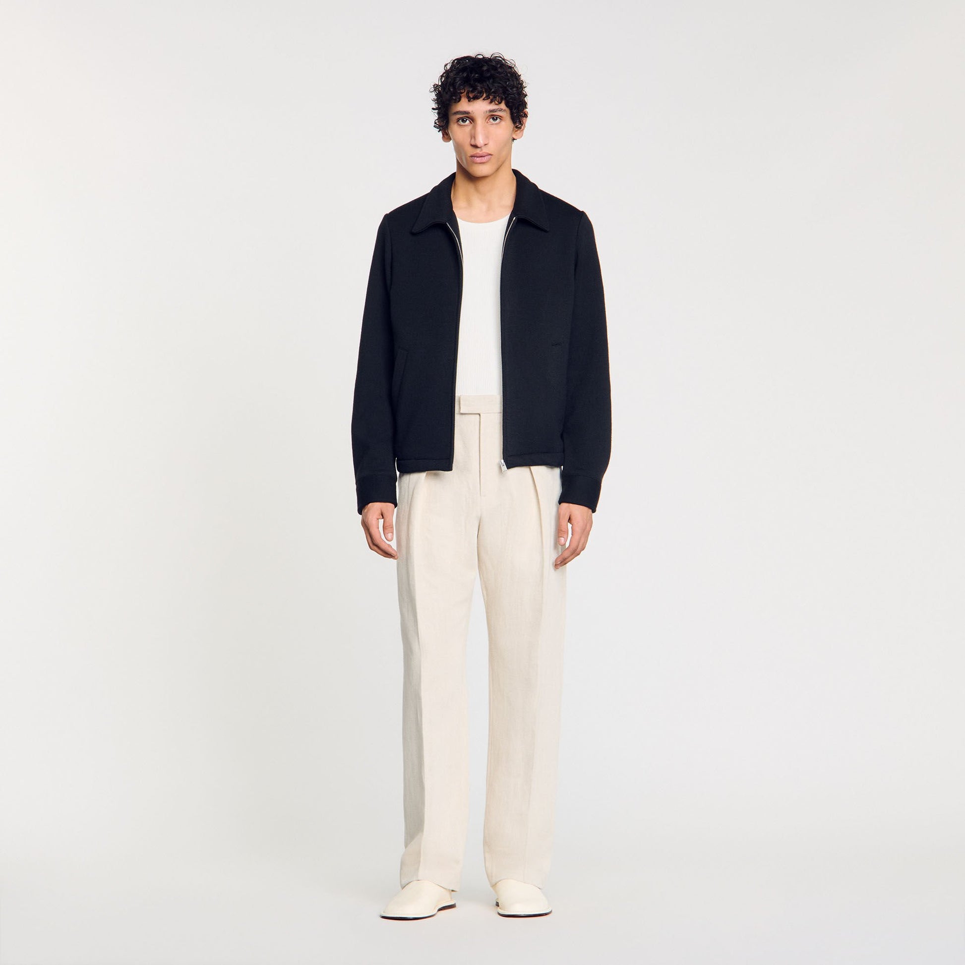 Sandro Knitted jacket Black
