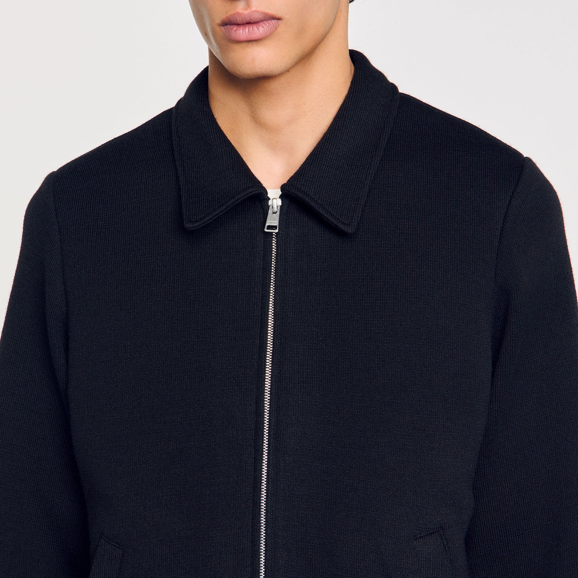 Sandro Knitted jacket Black